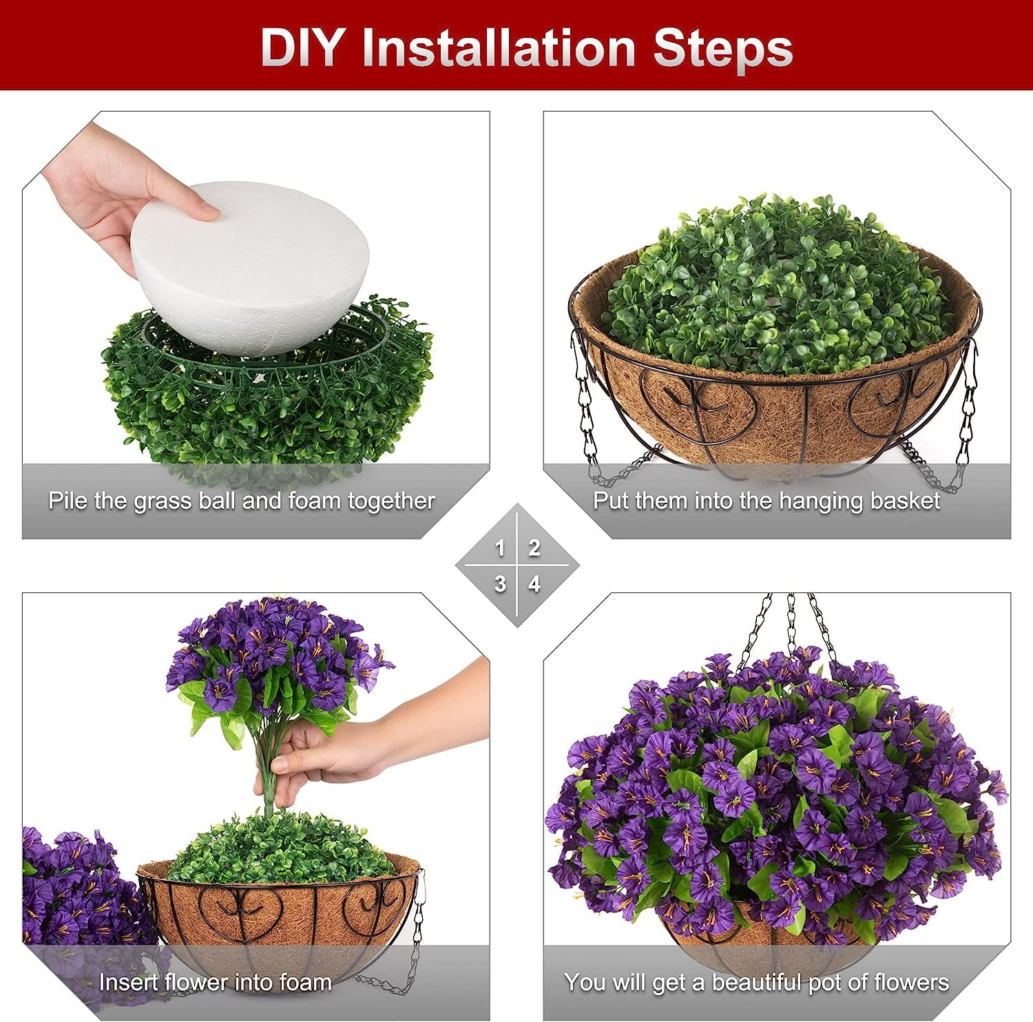 Artificial Impatiens Flowers for Outdoors Silk Impatiens Flower Greenery Indoor Garden Light Office Wedding Decor