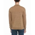 thumbnail image 2 of Bruno Magli mens  Wool Polo Sweater, m, Brown, 2 of 3