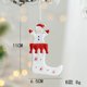 thumbnail image 3 of Adorno colgante de buzón de metal rojo de hierro para árbol de Navidad, cartas para Papá Noel, decoración navideña para el hogar, 3 of 5