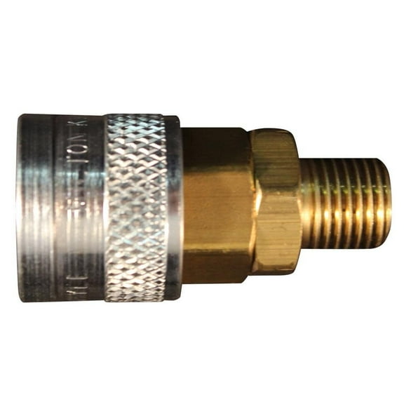 Milton 1/4In Mnpt M-Style Push Type Coupler