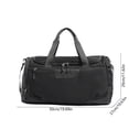 thumbnail image 3 of Large Capacity Gym Bag with Wet Dry Compartments, Sports Travel Tote with Shoe Pocket, Crossbody Duffel Bag for Trolley Attachment, Multifunctional Bag for Gym and Weekend Trips, 3 of 8