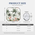 thumbnail image 3 of Balery 2 Piece Flamingo Palm Trees Car Windshield Sun Shade|Foldable Front Windshield Shade for Car Front Window for Most Sedans SUV Truck-Large, 3 of 7