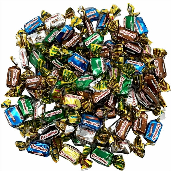 Assorted Toffee Chew Wrapped Candy 3 lb. Bulk Bag