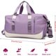 thumbnail image 3 of Bolsa de lona grande, bolsa de lona con compartimento para zapatos, bolsillo húmedo, bolsa de lona impermeable para gimnasio para mujeres y hombres, bolsa de fin de semana Oxford para fitness, camping JFHHH pequeña, 3 of 5