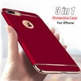 thumbnail image 2 of Funda de teléfono chapada completa para iPhone, carcasa dura mate de lujo 360 para iPhone 11, 12, 13, 14 Pro Max, 6s, 7, 8 Plus, 5, 5s, XR, XS Max, PC qiuyongming unisex, 2 of 2