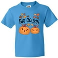 thumbnail image 3 of Inktastic Big Cousin Pumpkins with Fall Leaves Youth T-Shirt, 3 of 5