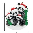thumbnail image 6 of Personalized Family of 4 Panda Christmas Tree Ornament 2024 - Cute Animal Family Christmas Ornaments, 6 of 10