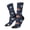 2 Black-2, variant on Hedgehog And Snail Print Adult Socks for Men & Women,Calf Socks, Ankle Socks,Boots Socks,Breathable Casual Sock,Unisex Crew Socks