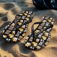 thumbnail image 5 of POLERO Arch Support Flip Flops for Women Cartoon Dog Casual Sandals Cushion Yoga Mat Footbed Indoor Outdoor, 5 of 7