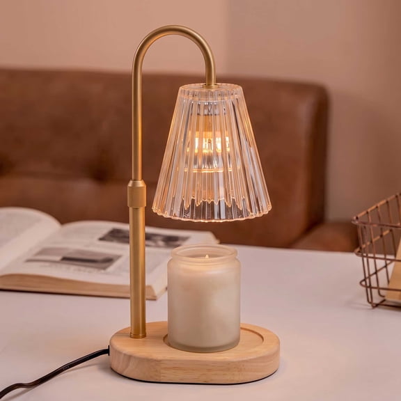 DAYBETTER Candle Warmer Lamp with Timer, Dimmable and Adjustable Height, Wax Melter Warmer for Home Decor and Gift