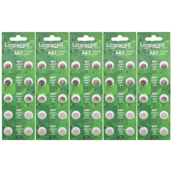 LOOPACELL 50 AG7 Alkaline Button Cell Batteries