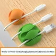 thumbnail image 4 of Cable Clips Organizer Adhesive, Colorful Cord Charger Holder Animal Cute Desktop Multipurpose Cable Clips Cable Drop for Home Office Cubicle Car Nightstand Wall Wood Desk TV PC Accessories 25 Pcs, 4 of 5