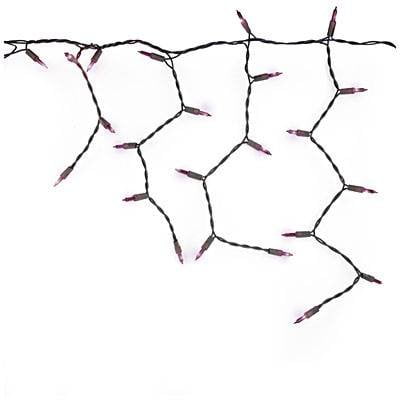 purple black 50 curtain lights indooroutdoor halloween decoration set of 50 lights