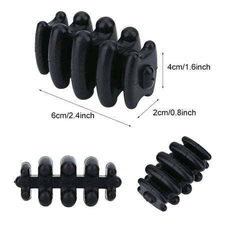 YAHHU 2Pcs Rubber Archery Shock Absorber Vibration Dampener Compound Bow Stabilizer Black