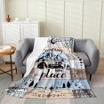 thumbnail image 1 of YST Geometric Square Throw Blanket,Ravel Camper Blanket,Rustic Farmhouse Style Fleece Blanket,Retro RV Vehicles Fuzzy Blanket For Home Room Decor,40x50 Luxury Soft, 1 of 4
