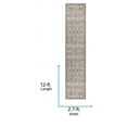 thumbnail image 3 of Livabliss Washable Rugs for Living Room, 3x12 Colin Traditional Charcoal Runner Area Rug, Bedroom Dining Room Home Decor Stain Resistant Carpet (2'7" x 12' Runner), 3 of 10
