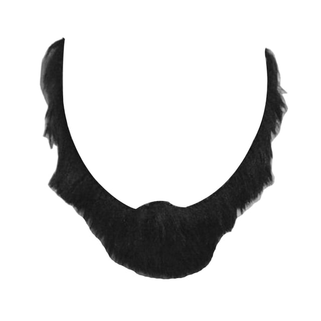 Accesorios de Disfraz Yuyangstore Barba Falsa Bigote Adulto Negro