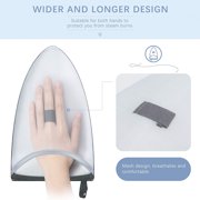 SUNRI Garment Steamer Ironing Glove Waterproof Anti Steam Mitt with Finger Loop Heat Resistant Gloves for Clothes Steamers