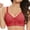 Red, variant on iHPH7 Front Closure Bras for Older Women Snap Front Bra Wireless Bras Senior Comfort Bras Breathable Bras for Women Front Button Front Clasp Push Up Bra Comfort Convenient Beige 36