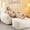 Beige, variant on HarborHue Giant Bean Bag Chair for Adults, Oversized Memory Foam Sofa with Armrests, Comfy Plush Lounger for Living Room Bedroom Dorm