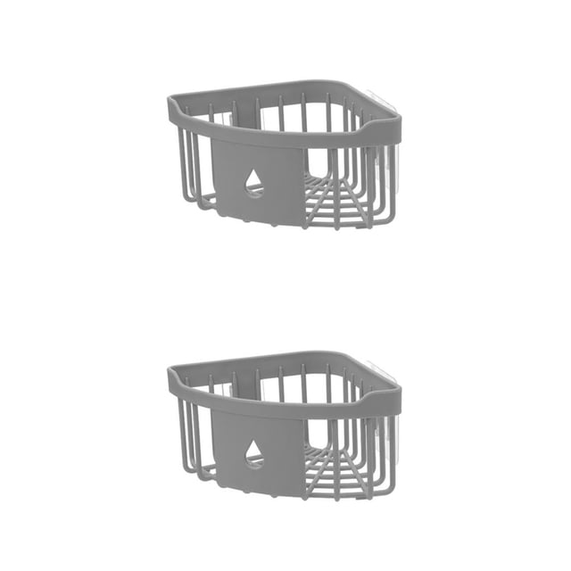 Estante de Soporte de baño Bearachild 2Conjunto Gris Tamaño compacto