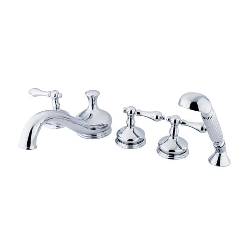 Elements Of Design Heritage Double Handle Deck Mount 5 25 5