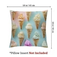 thumbnail image 4 of Cute dessert pillowcase, cushion cover, ice cream pattern sofa pillowcase, popsicle pattern  Set of 2 Multiple specifications, 4 of 7