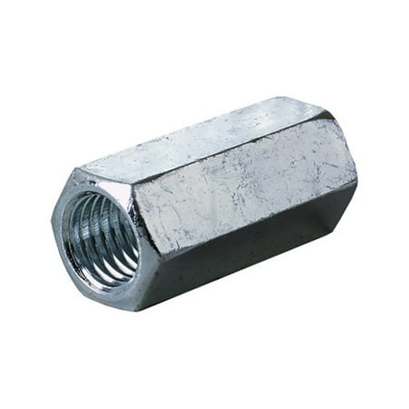 

Midwest Fastener 19594572 Hex Rod Coupling Nut - 1/4 -20 (UNC) - Zinc Grade 2 Steel 100pk