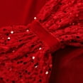 thumbnail image 7 of DHFJKG Dresses For Women Sparkly Sequins Solid Color Round Neck Long Sleeve Velvet Mini Dress Elegant Casual Party Wear Comfortable Stretchy Soft Stylish Dresses, 7 of 7