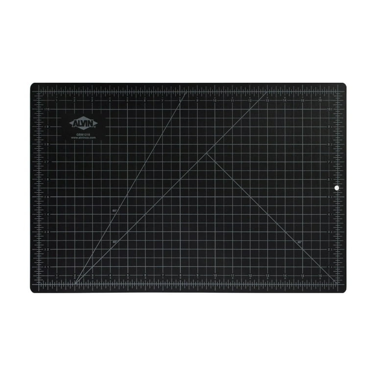  ALVIN Cutting Mat HM Series Self-Healing Hobby Mat Model HM1218  Reversible, Gridded on Both Sides, for Rotary or Utility Knife - 12 x 18  inches