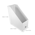 thumbnail image 6 of File Storage Box Office Supplies Book Shelves Bookcase Folder Holder Paper White, 6 of 6
