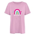 thumbnail image 4 of Fiudx Ofertas Flash Del Día Solo En Línea Camiseta Escolar para Mujer, Camiseta de Profesora de 100 Días, Camiseta Feliz de 100 Días, Impresión de Letras, Enseñanza, Manga Corta, 4 of 4