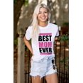 thumbnail image 3 of Best Mom Ever Cute Mothers Day Mommy Women's Plus Size Graphic Tee Brisco Brands 5X, 3 of 5