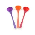 thumbnail image 2 of Sold Ktchen Silicone Soup Ladle High Temperature Resistance Non-stick Ladle Spoon (Red), 2 of 7
