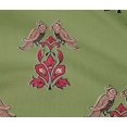 thumbnail image 4 of oneOone Cotton Flex Fabric Leaves|Bird & Floral Block Print Sewing Fabric BTY 40 Inch Wide, 4 of 4