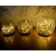 thumbnail image 4 of 3 piezas de luz solar para jardín al aire libre (bola de 10 CM, 20 LED de luz amarilla cálida, 12 CM de bola, 30 LED de luz amarilla cálida, 15 CM de bola, 30 LED de luz amarilla cálida, uno cada uno) Ormromra LL-0719, 4 of 8