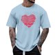 thumbnail image 1 of Tops para hombre, blusas y camisas de manga corta con cuello redondo para hombre, camisetas casuales con estampado de moda para hombre, blusa de manga corta, blusa de poliéster para hombre., 1 of 4