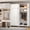 White-86''H-Bai, variant on SteeLoong 86" H Metal Armoire Wardrobe Closet, Modern Tall Clothing Storage Cabinet with Adjustable Shelves and Hanging Rod,White