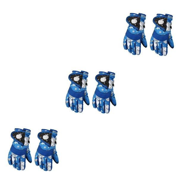 Naiovety 2 piezas de guantes de nieve para niños, artículos deportivos antideslizantes, resistentes al agua, gruesos, prácticos mitones de rendimiento, Type1 NO1 Naiovety CBP221100