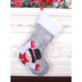 thumbnail image 3 of Kmbangi Christmas Cartoon Patterns Sock Shaped Gift Bag Ornament with Lamp, 3 of 6