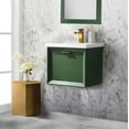 thumbnail image 2 of Danbury 20" Single Bathroom Vanity with Porcelain Top - Green, 2 of 9