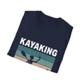 thumbnail image 4 of Retro Vintage Kayaking Kayaker Boating Lover Kayak TShirt, 4 of 4