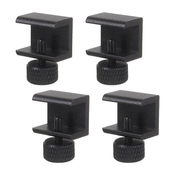 4x pinzas para cama de cristal, abrazaderas ajustables para impresora 3D, pinzas para cristal, fácil instalación, pinzas para cama de cristal para perfke Piezas de la impresora