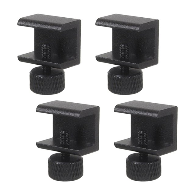 4 Uds. de pinzas para cama de cristal para impresora 3D, pinzas de cristal para impresora 3D, abrazaderas de repuesto universales, pinzas para cama de Baoblaze Piezas de la impresora