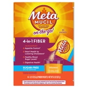 Metamucil On the Go Fiber, Sugar-Free, Psyllium Husk, GLP-1 Friendly Fiber>, 44 Packets