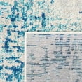 thumbnail image 6 of SAFAVIEH Madison Flowers Vintage Abstract Area Rug, Ivory/Turquoise, 5'3" x 7'6", 6 of 7