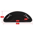 thumbnail image 3 of 3′x5′x1/2" Beauty Salon Semicircle Anti-fatigue Salon Mat Scissors Pattern Black, 3 of 7