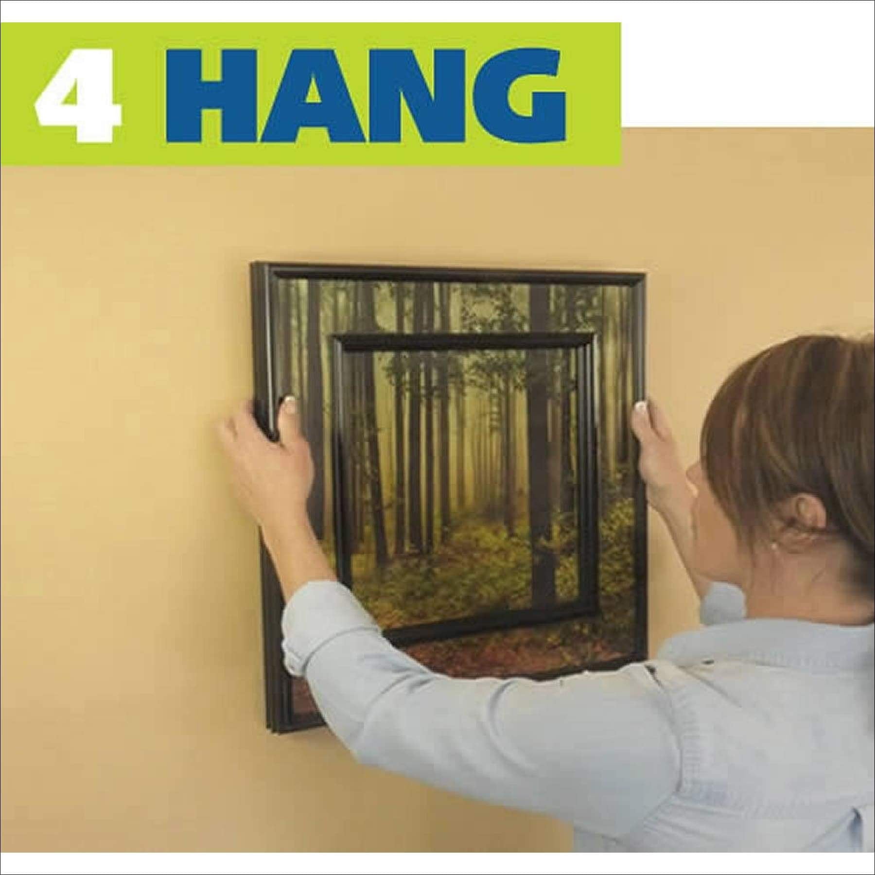 Hang It Perfect Picture Hanging Tool, Mirror Hanging Hardware, Black, 36", Picture and Mirror Hanging Tool