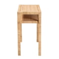 thumbnail image 4 of bali & pari Kalimantan Boho Console Table, Handwoven Natural Rattan, Light Honey, 4 of 9