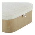 thumbnail image 4 of Moe's Home Collection Sonny Ottoman Fabric Natural, 4 of 7